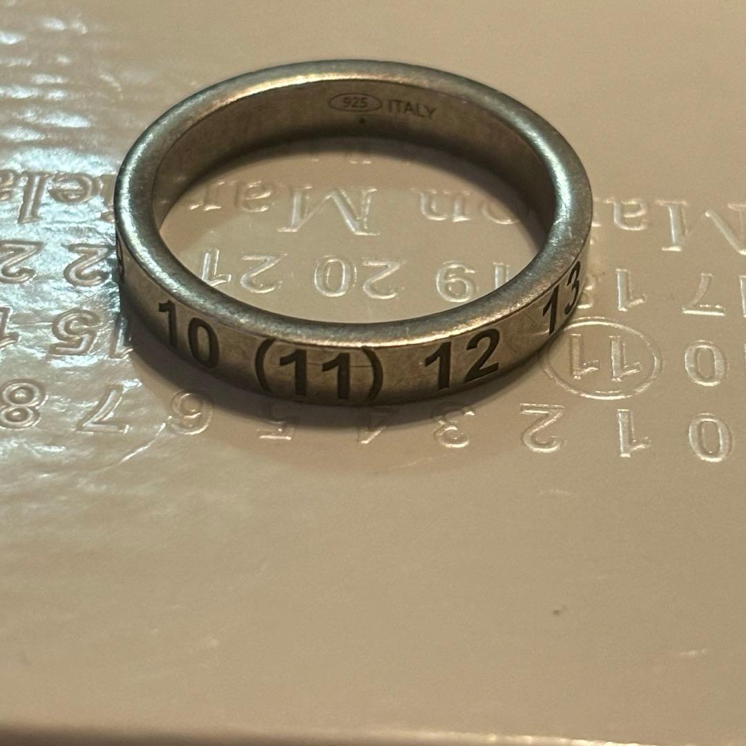 MaisonMargiela マルジェラ　カレンダーシルバーナンバリング指輪