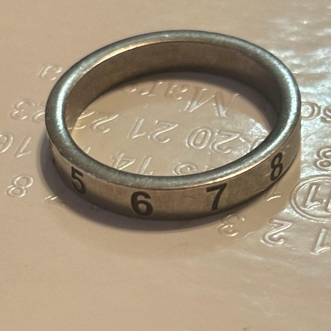 MaisonMargiela マルジェラ　カレンダーシルバーナンバリング指輪