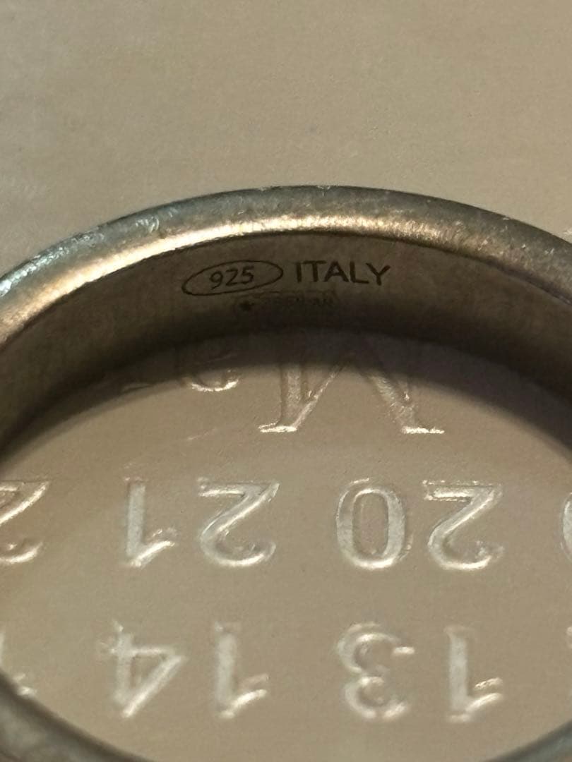 MaisonMargiela マルジェラ　カレンダーシルバーナンバリング指輪