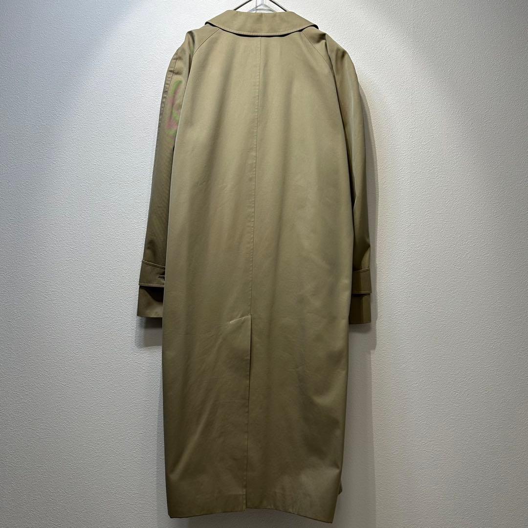 希少 アクアスキュータム 上質 チェック柄 デザイン ステンカラーコート