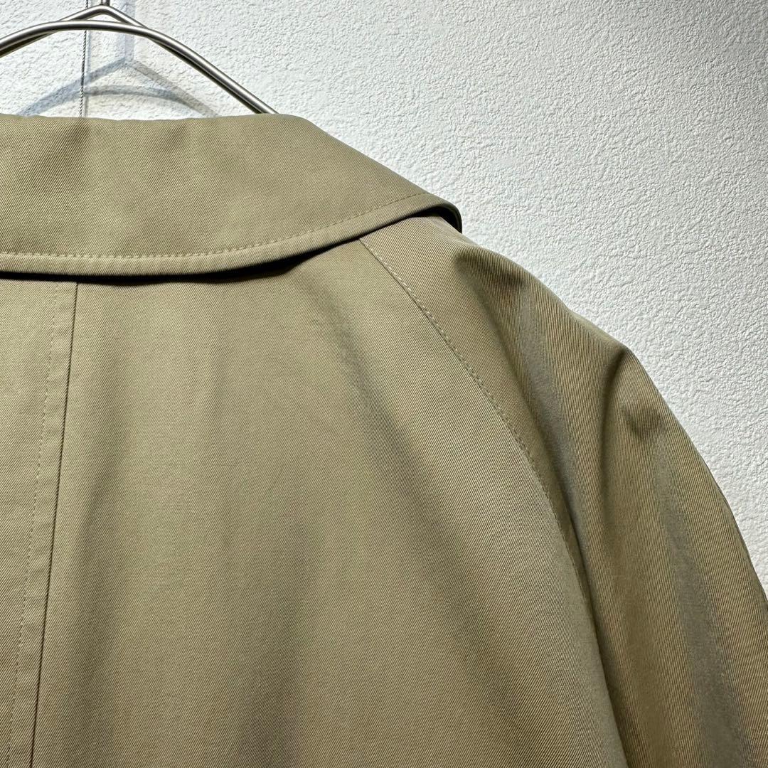 希少 アクアスキュータム 上質 チェック柄 デザイン ステンカラーコート