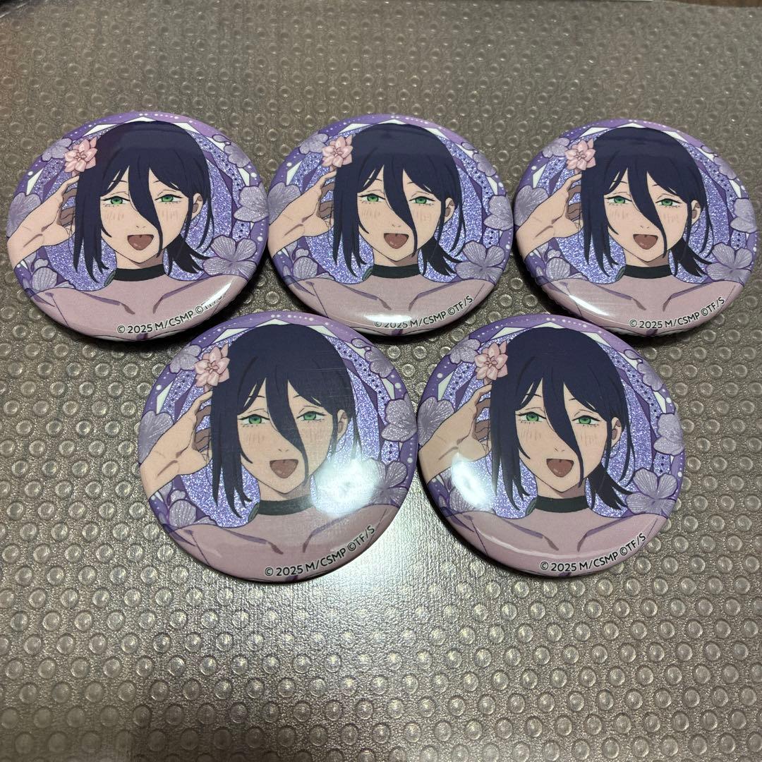 チェンソーマン プリンスホテル カフェ グリッター缶バッジ レゼ