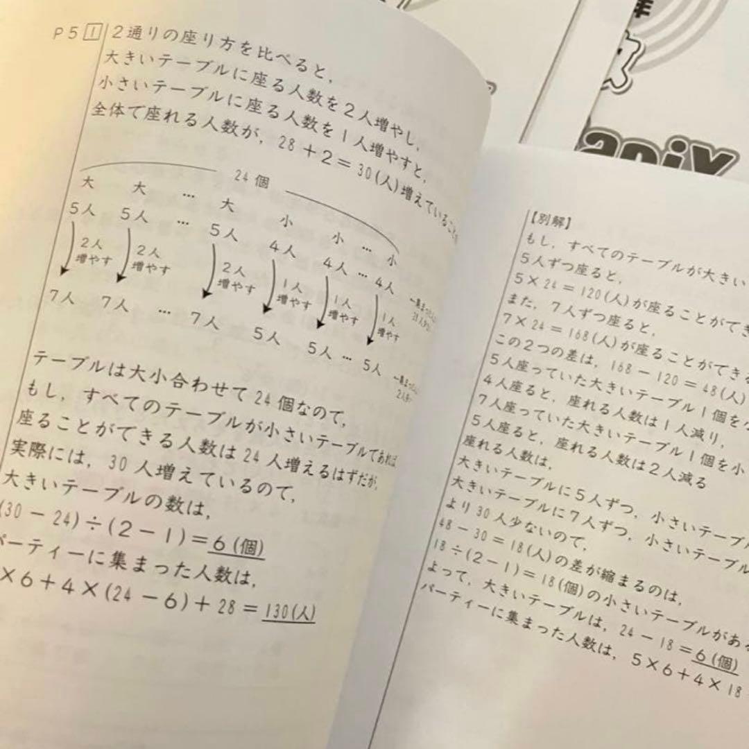 ㉑C SAPIX サピックス　sapix 5年　算数ディリーサピックス　一年分w