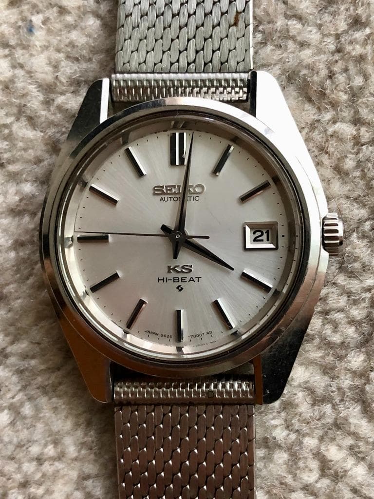 ヘ*ゴ様 SEIKO KS ハイビート HI-BEAT 自動巻き 腕時計 日付表