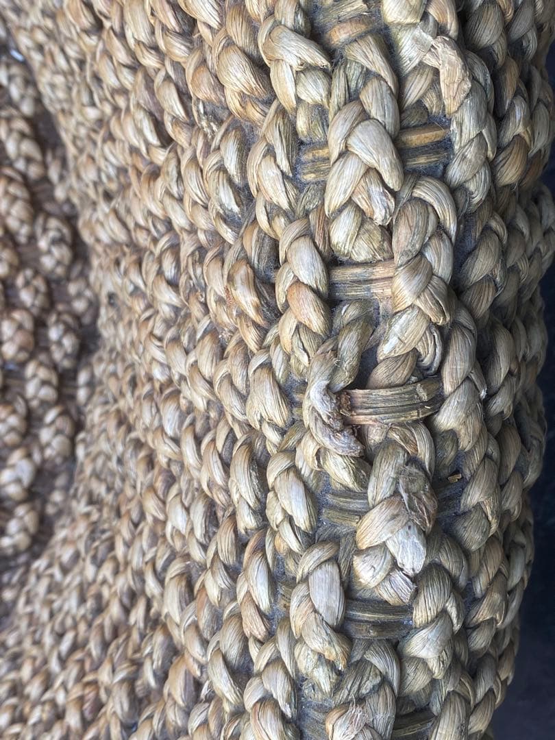 希少♦️アジアン リゾート♦️高級 ヒヤシンス♦️エッグチェア＆テーブル 2点♦️送料込