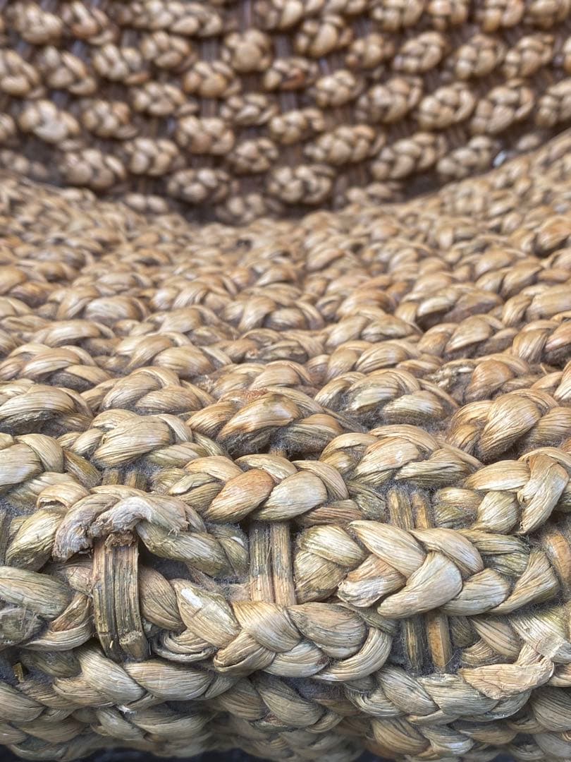 希少♦️アジアン リゾート♦️高級 ヒヤシンス♦️エッグチェア＆テーブル 2点♦️送料込