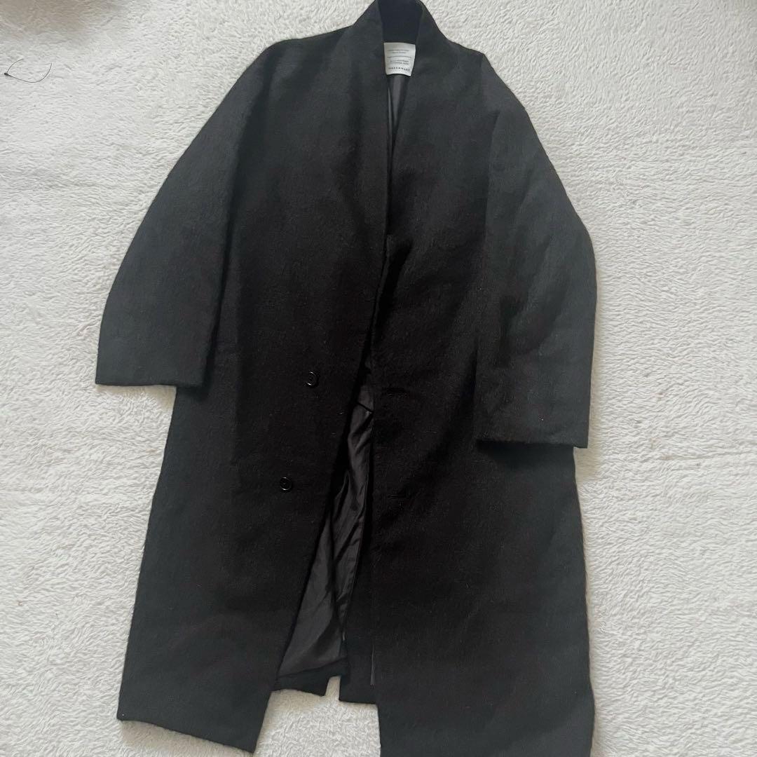 MARKAWARE アルパカ ロングコート　ブラウン