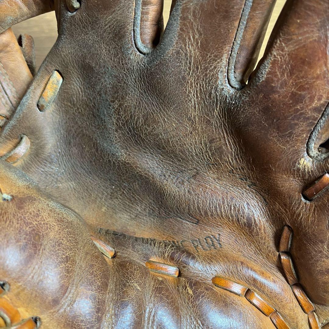 ミズノ ワールドウィン 一般硬式 グローブ グラブ 赤カップ 良品 内野用