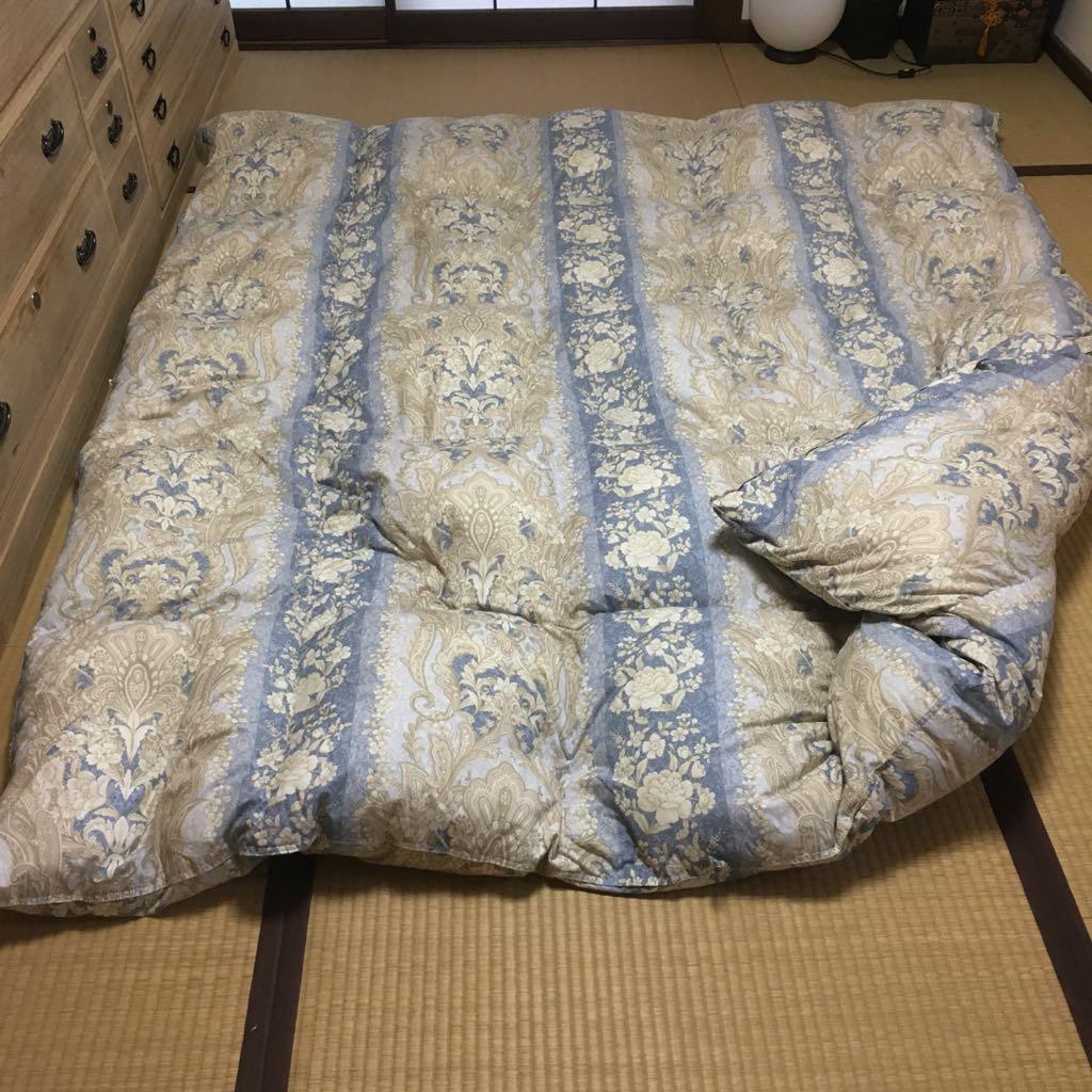 羽毛布団ダブルサイズ  美品