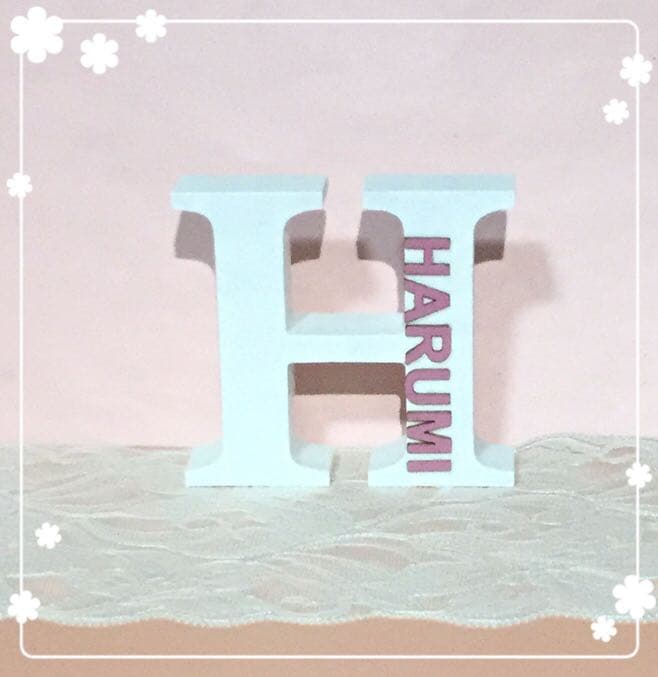 Boss様確認用♡イニシャルオブジェ