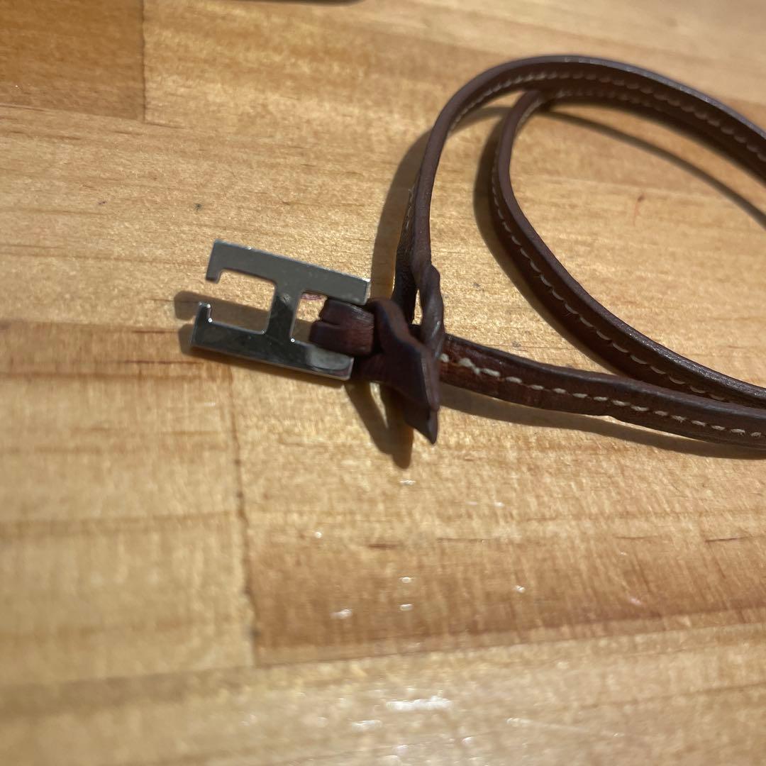 “HERMES エルメス　レザー　ブレスレット