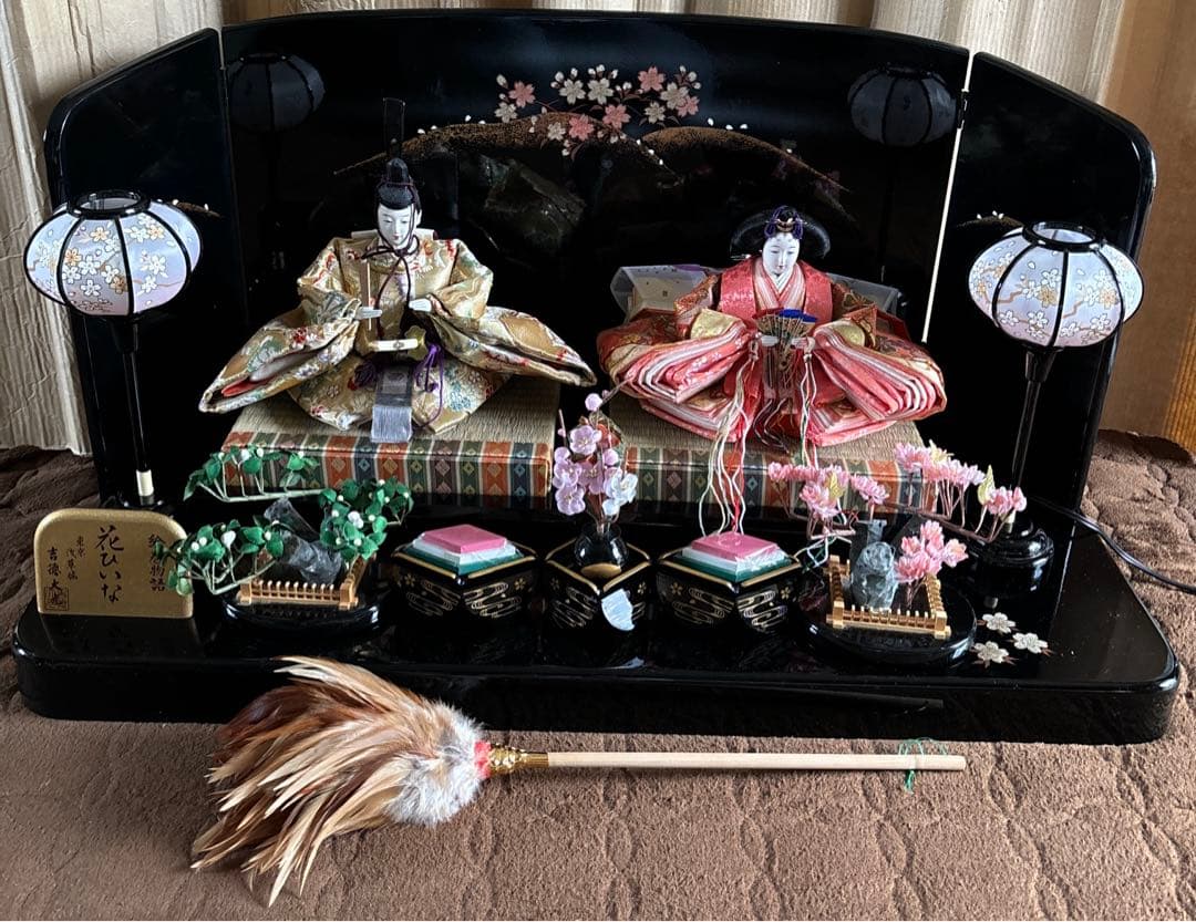 吉徳大光　雛人形　絵巻物語　花ひいな