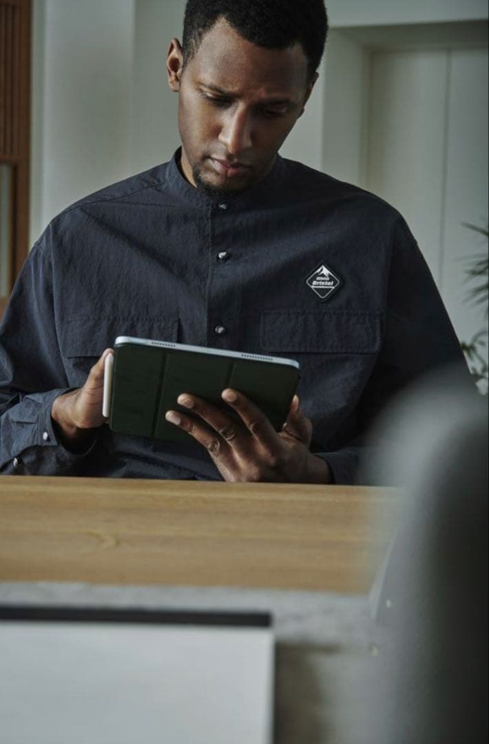 値下げ交渉OK 美品WM×F.C.R.B STAND COLLAR SHIRT