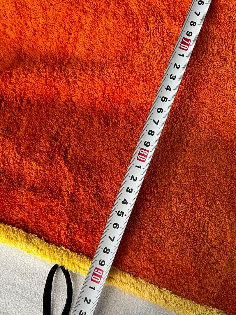 エルメス　ソレイユ　ビーチマット　タオル　オレンジ