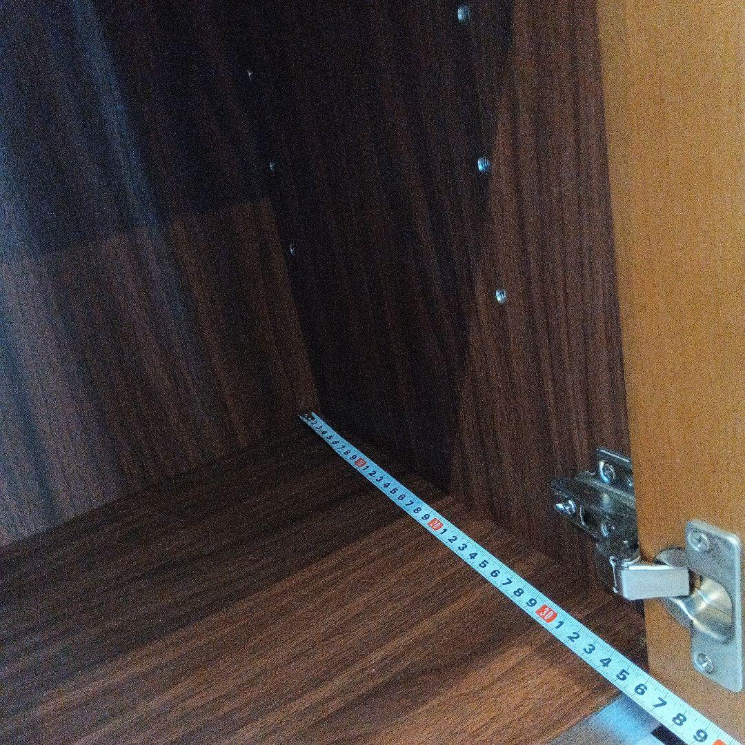木製キャビネット 引き出し付き 　棚板無し