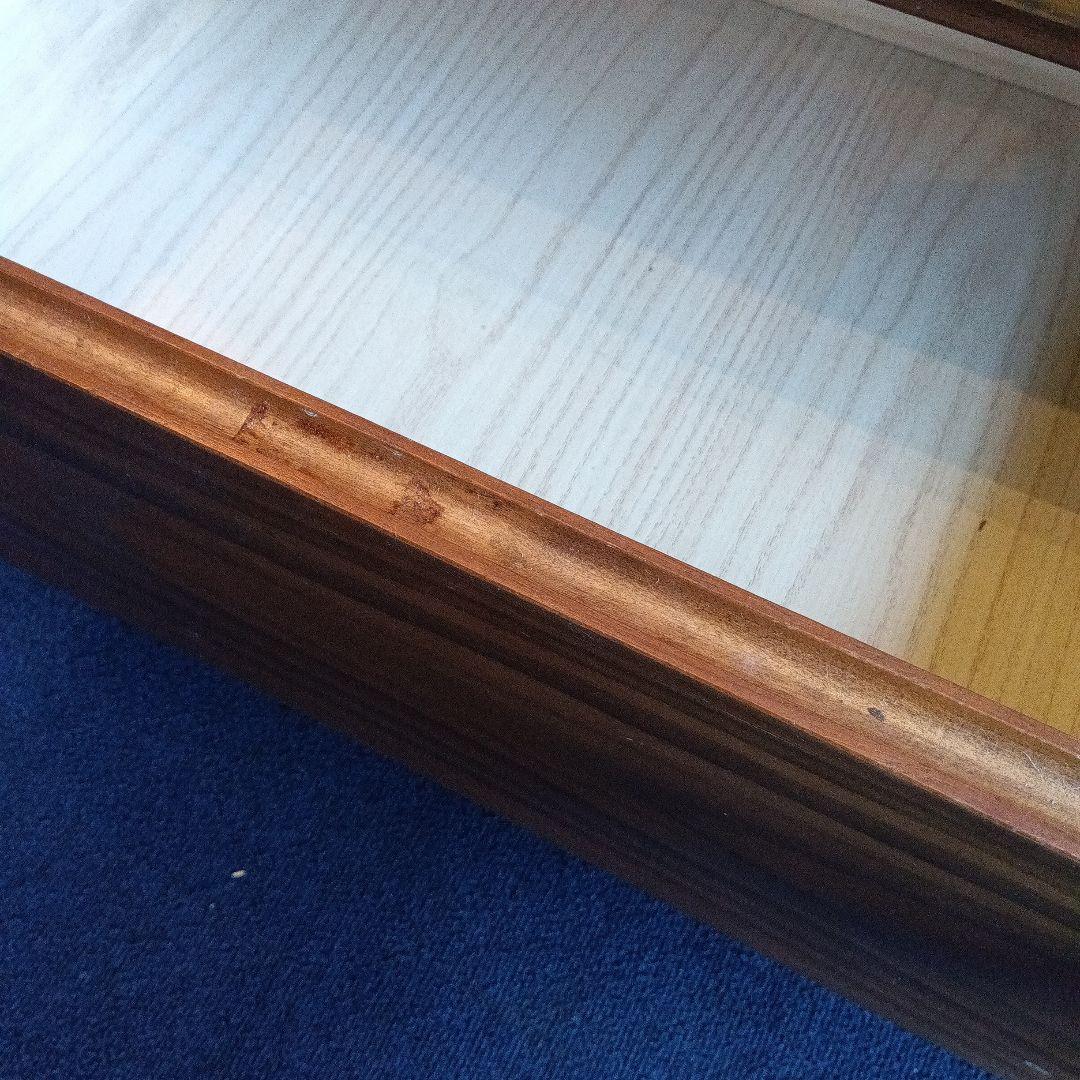 木製キャビネット 引き出し付き 　棚板無し