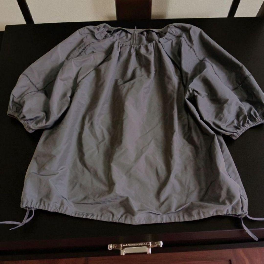 [洗える]23区 シャルマンエンブロイダリーブラウス ゆったりサイズ