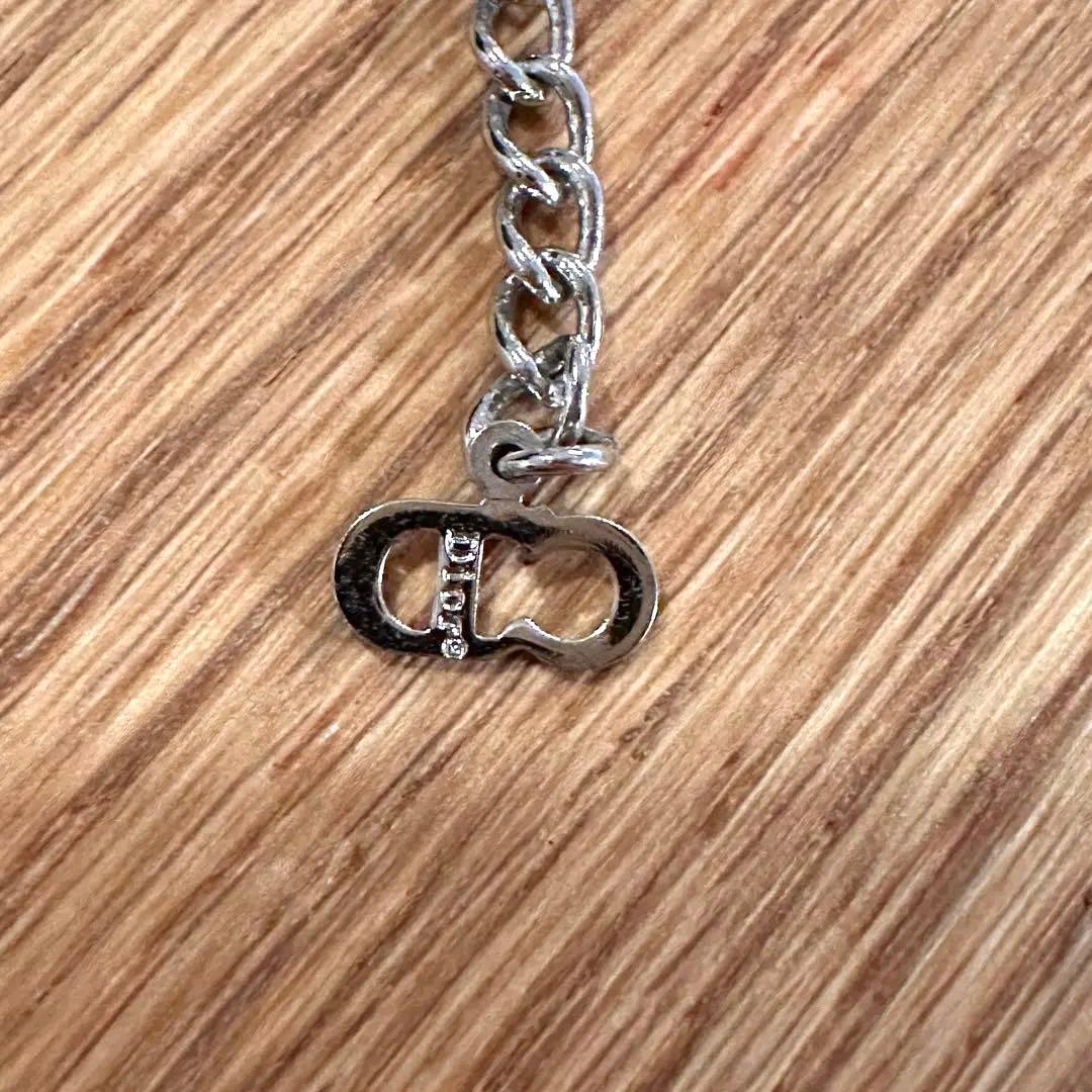 美品★Christian Dior ロゴ 喜平 チェーン シルバーブレスレット