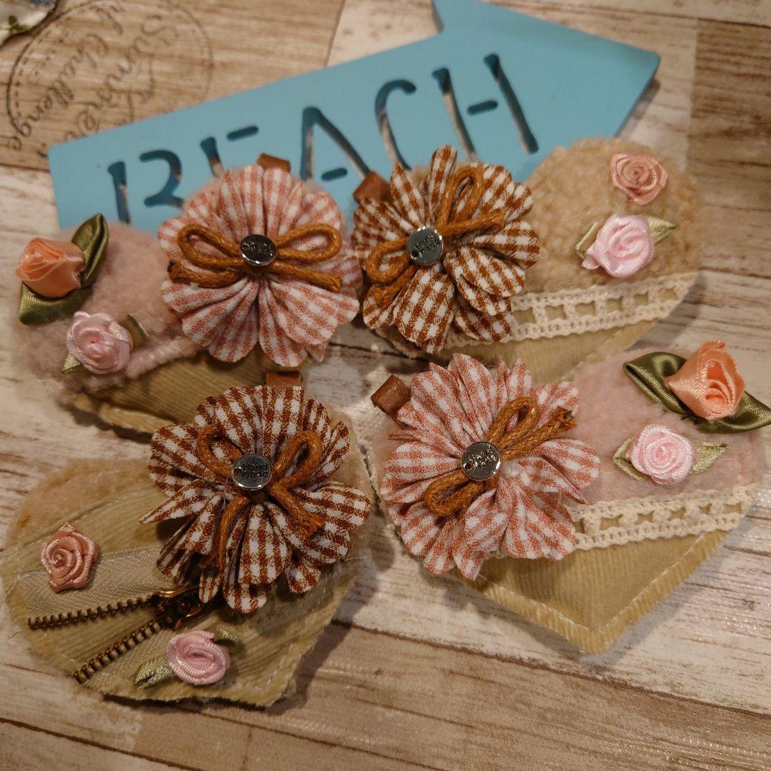 メグえもん様　640☆ぷっくりハートキーホルダー４個セット