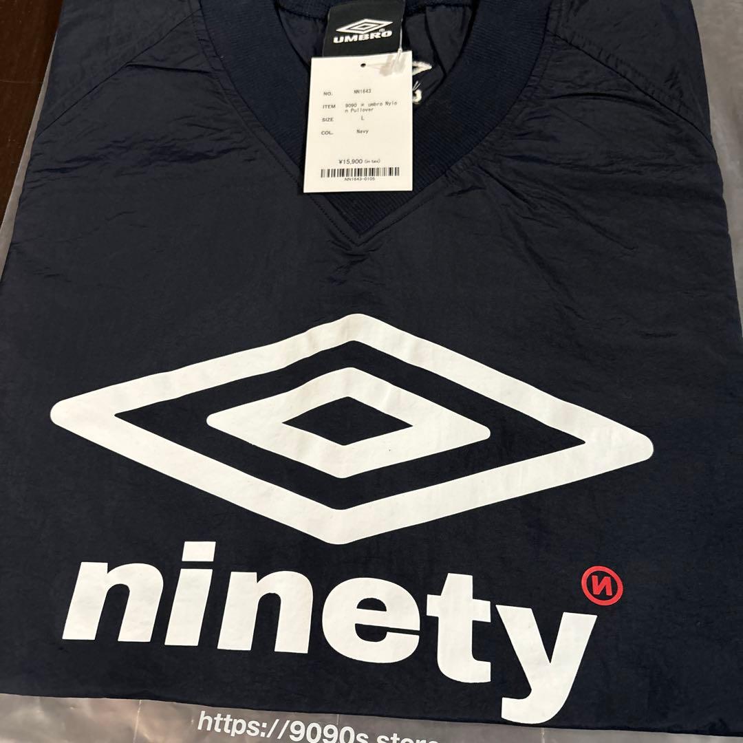 9090 x umbro Nylon Pullover L サイズ