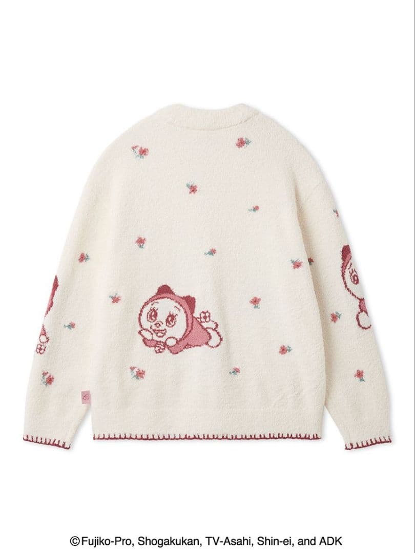 【ドラえもん】【レディース】ベビモコジャガードカーディガン ドラミちゃん