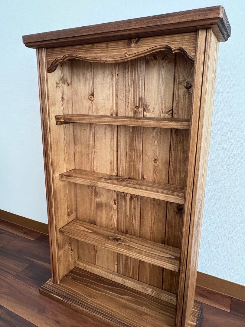 未使用　無垢材オープンシェルフ