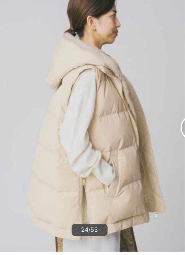 LOU ANDREAルーアンドレアFAKE MINKVEST新品タグ★9.9万円