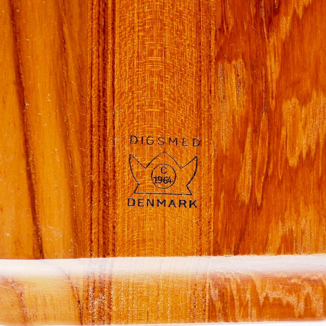 デンマーク製 DIGSMED チークトレイ ステンレスディッシュ 北欧