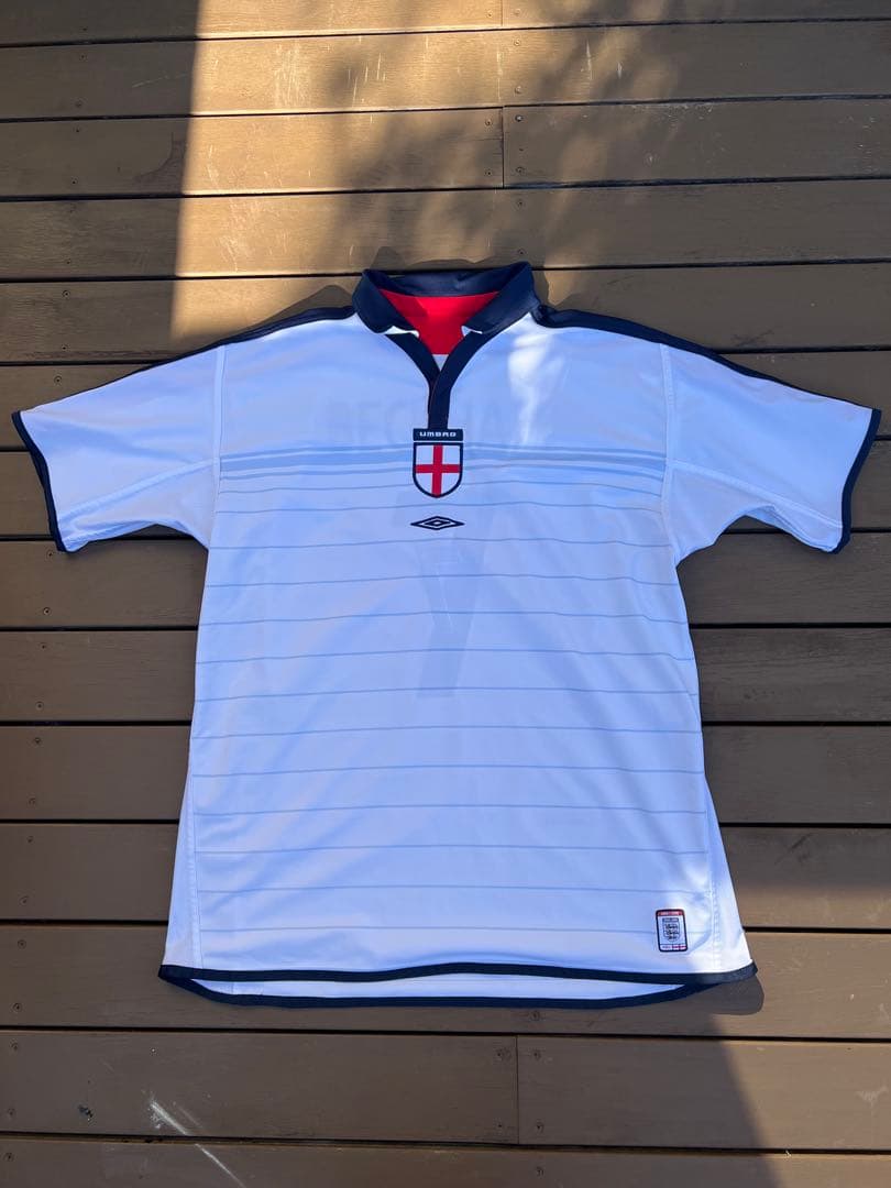 イングランド代表 03-05 ホーム ベッカム ユニフォーム #7 リバーシブル