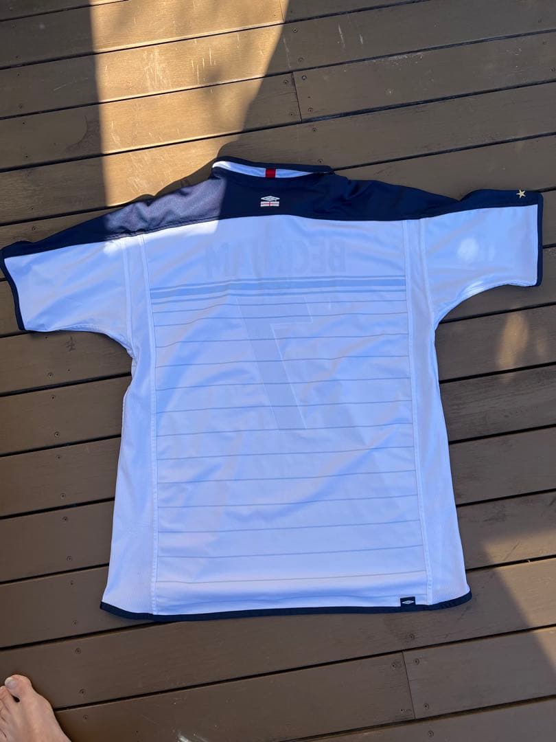 イングランド代表 03-05 ホーム ベッカム ユニフォーム #7 リバーシブル