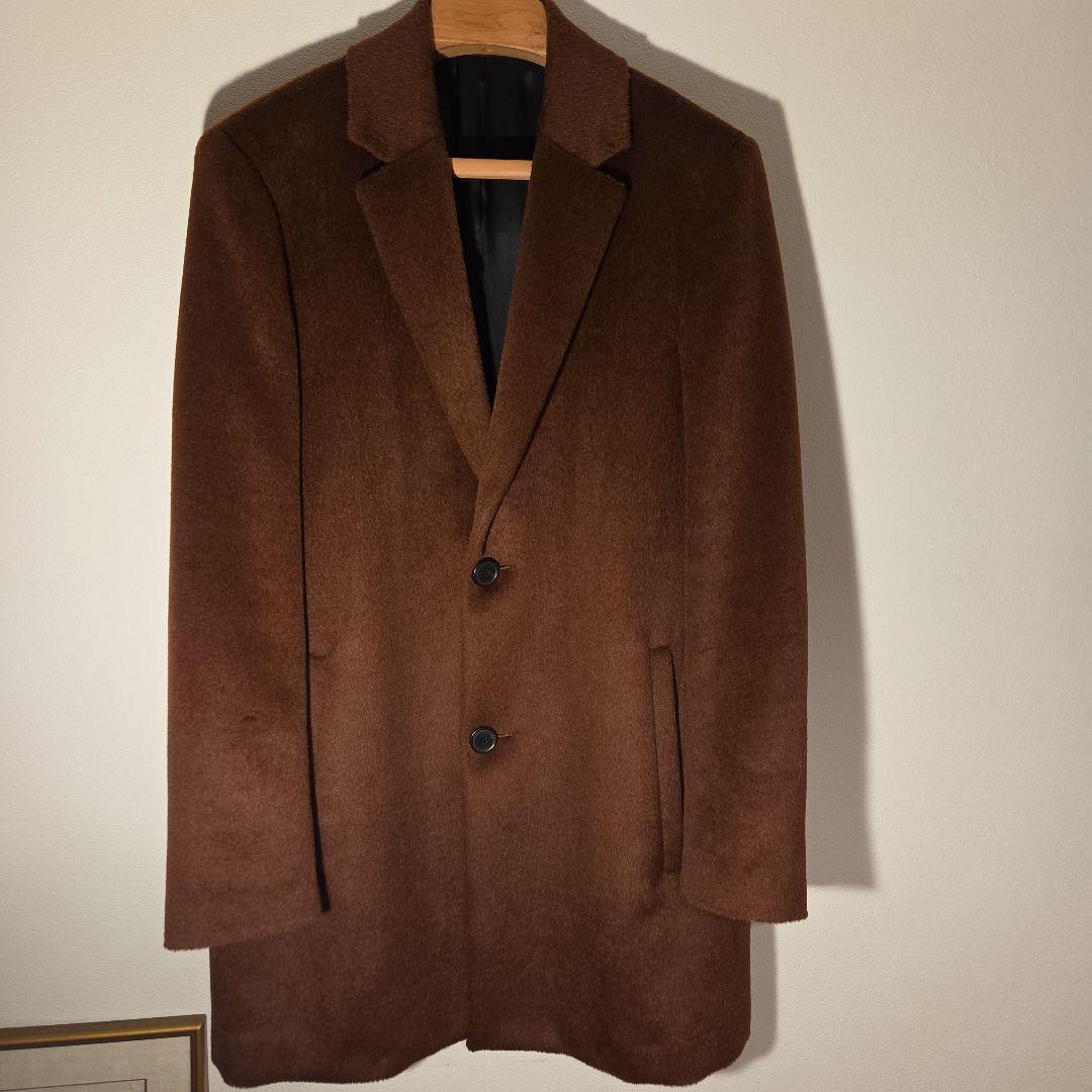 未使用 希少 アルパカ theory セオリー チェスターコート