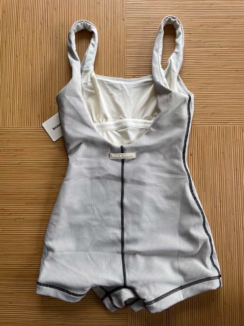 Zulu & Zephyr ストライプワンピース水着