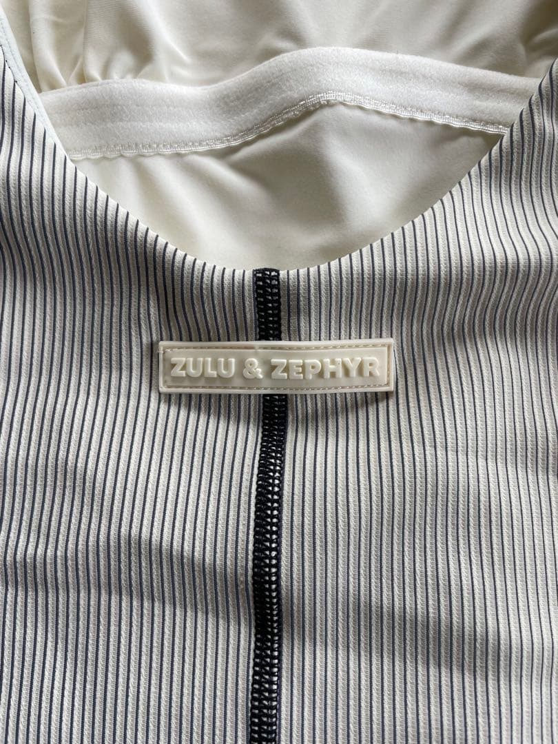 Zulu & Zephyr ストライプワンピース水着