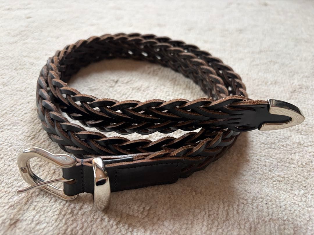 MB ULTIMATE FABRIC レザーメッシュベルト　ブラック　Ꮇサイズ