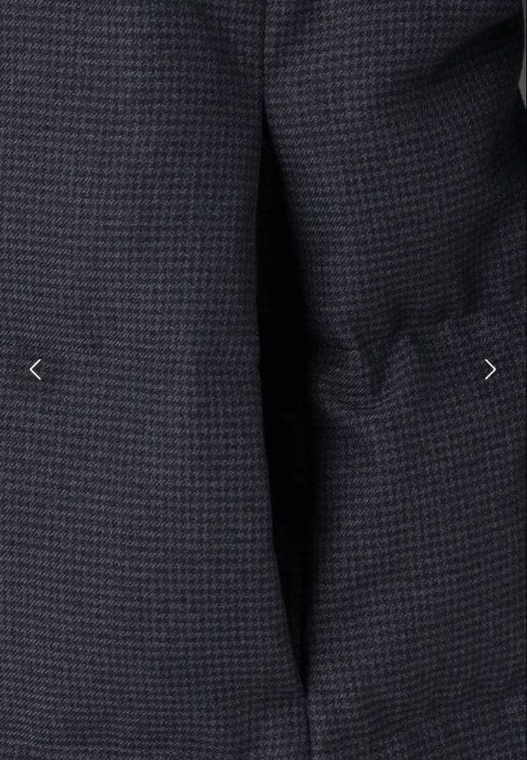 美品 J.PRESS 千鳥 グレンチェック ロング ダウン コート 11