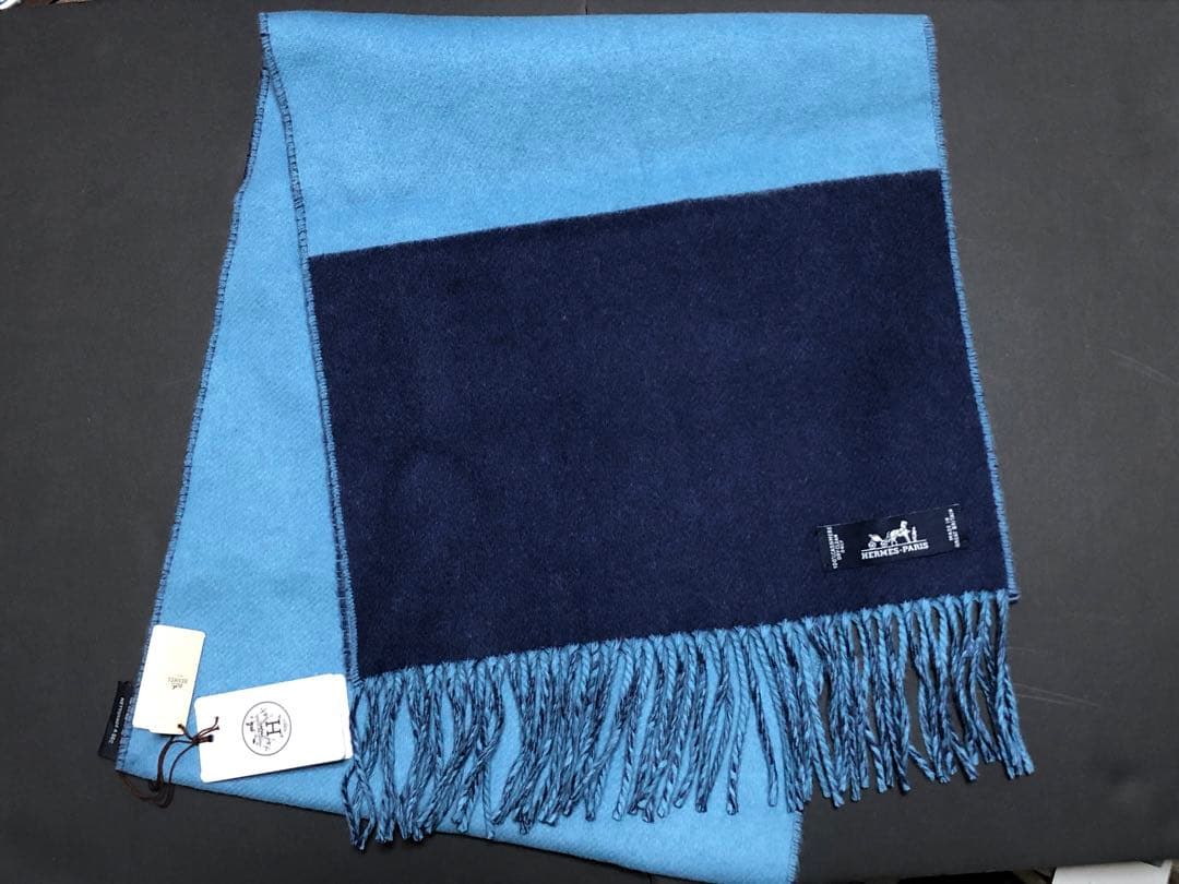 【新品】エルメス マフラー カシミヤ100%