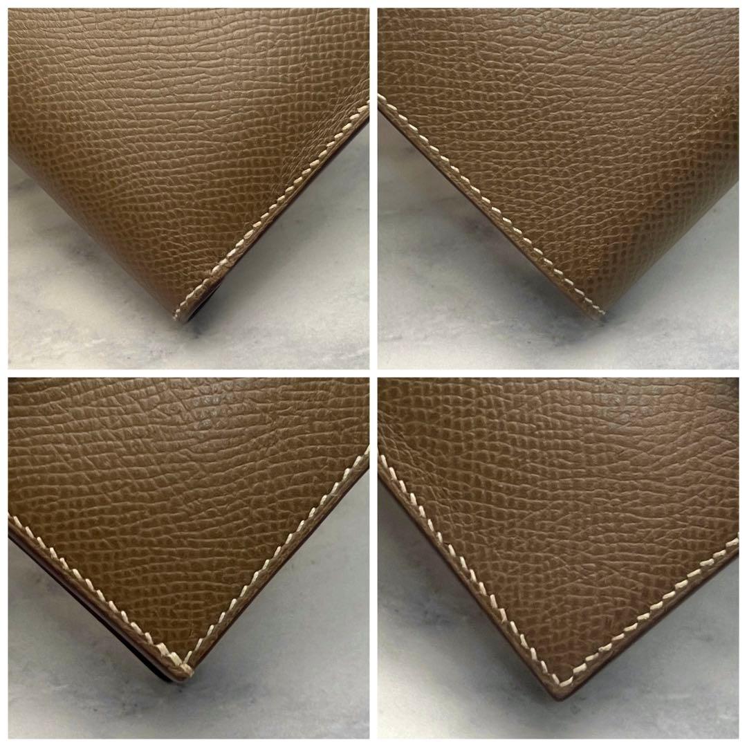 【保存箱付き‼️大赤字の最終限界価格✳️】ベアンコンパクト エトゥープ 折財布