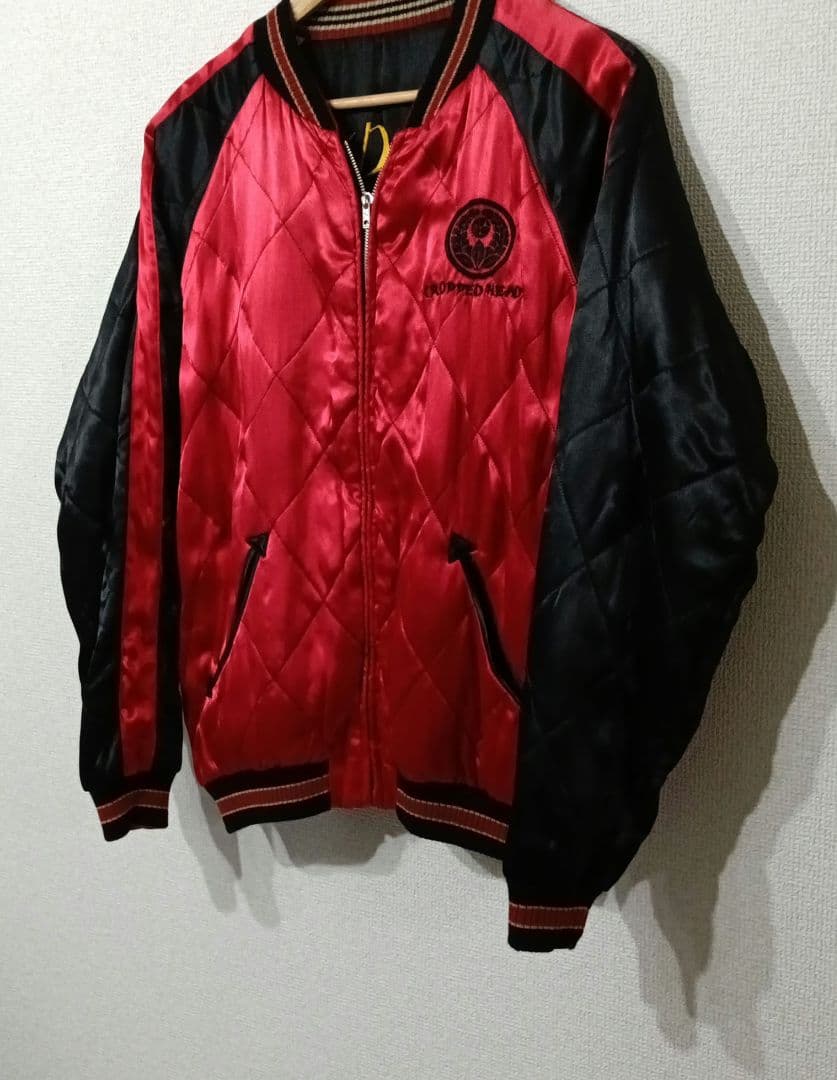CROPPED HEADS 希少 デッドストック リバーシブル 初夢 スカジャン