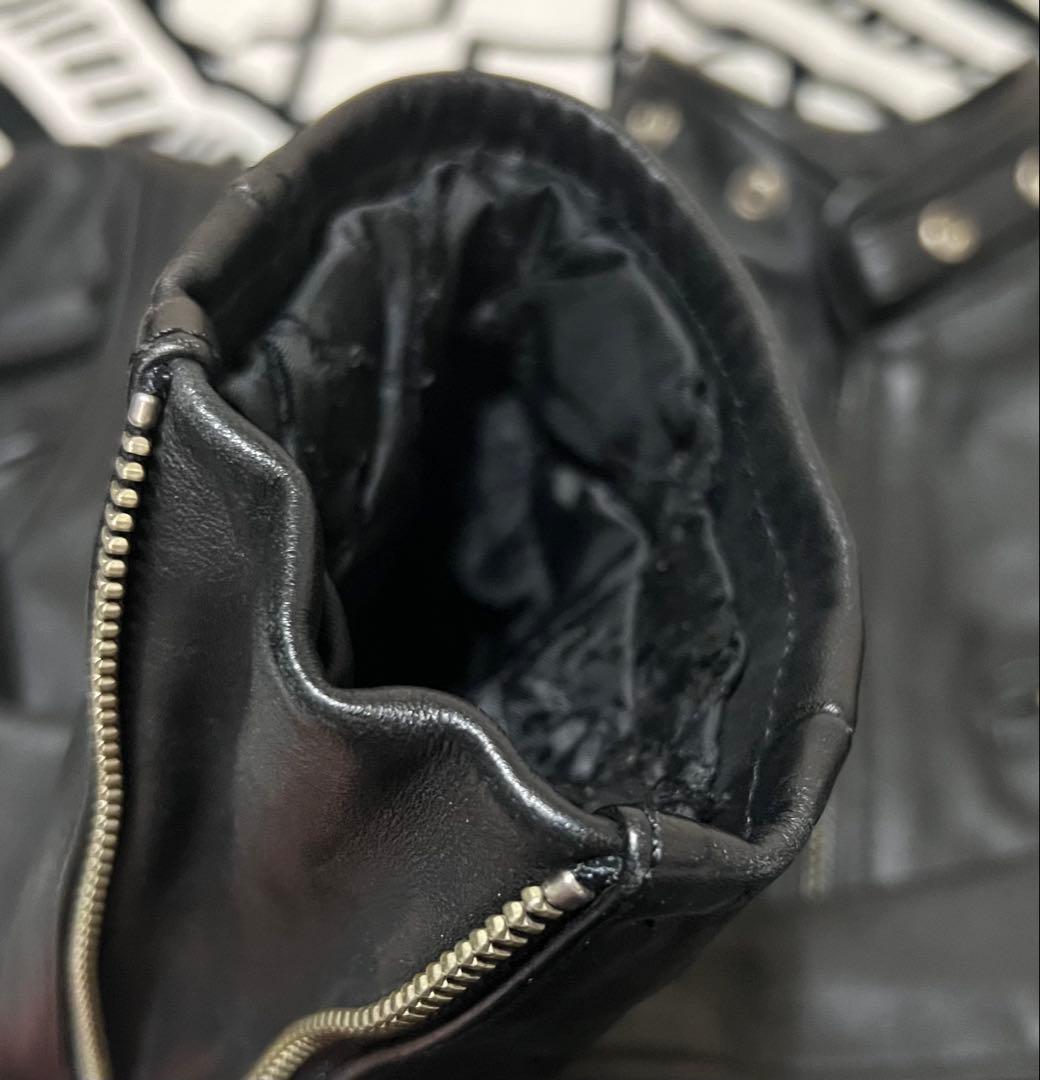 【希少】美品 KRAZY ROD カスタムペイント本革ライダースジャケット LL