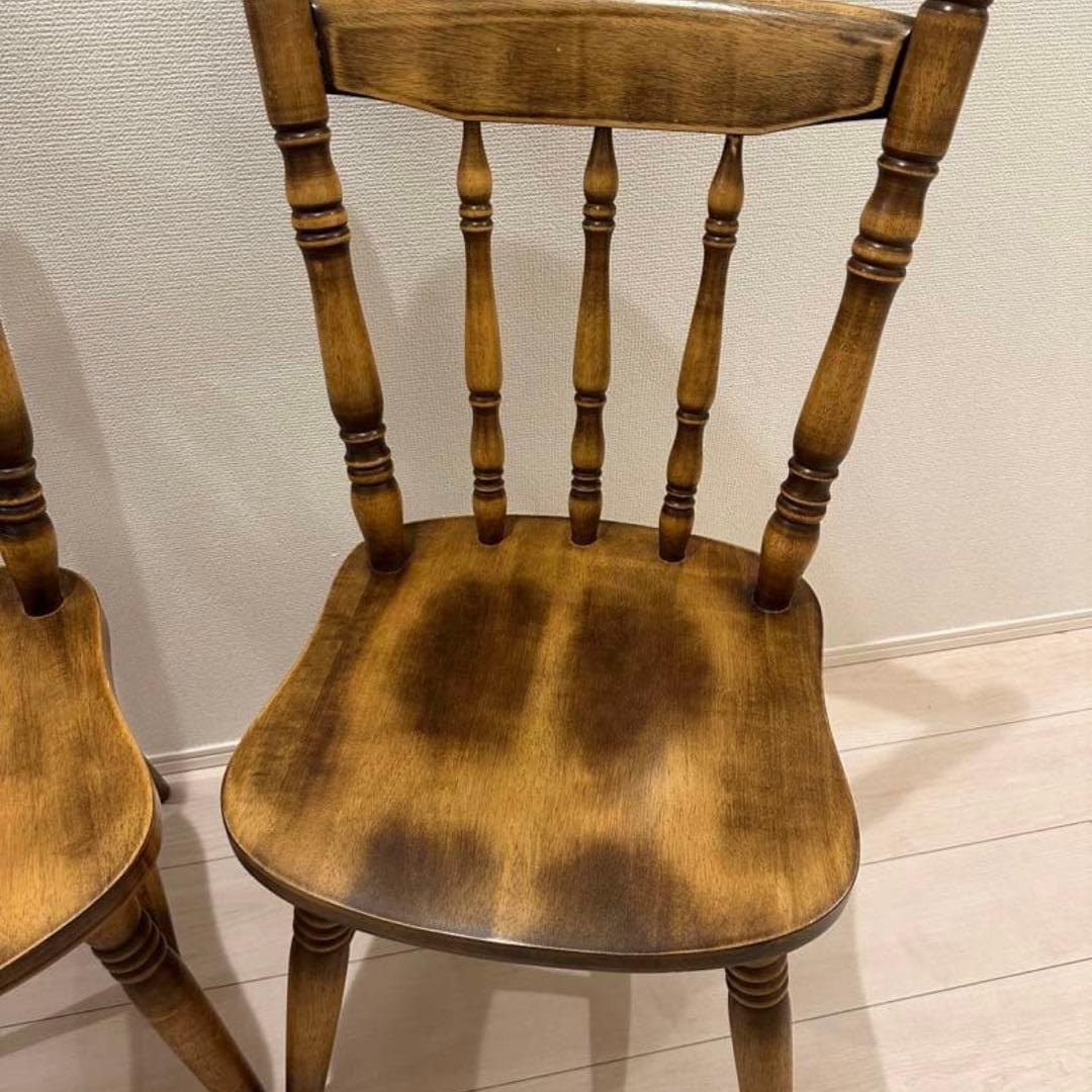 【希少】ビンテージ ウィンザーチェア 木製ダイニングチェア 椅子 1個