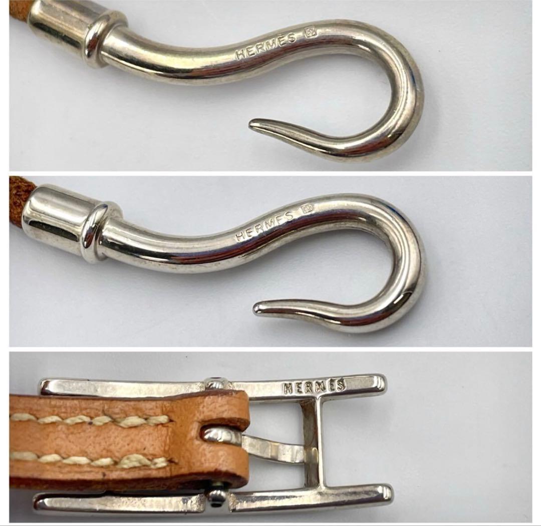 エルメス　レザーブレスレット3点セット　バングル　本革　レディース