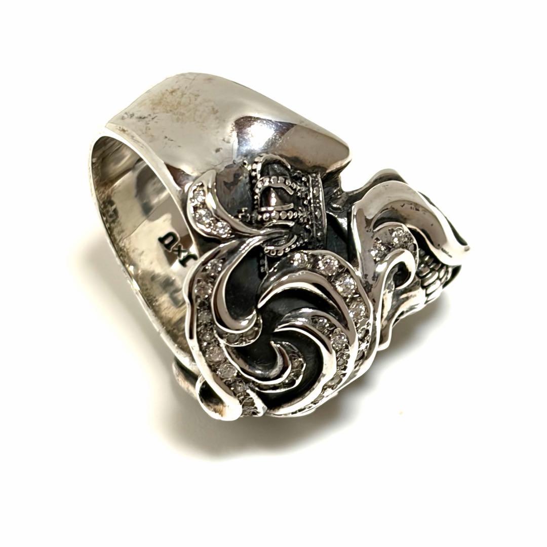 JUSTIN DAVIS ANDYリング スカル シルバー ジルコニア 美品