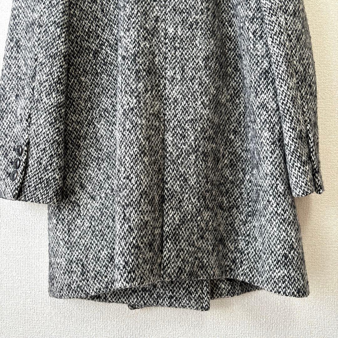 美品✨23区 Moessmer ダブルブレスト ツイード ウール100% コート