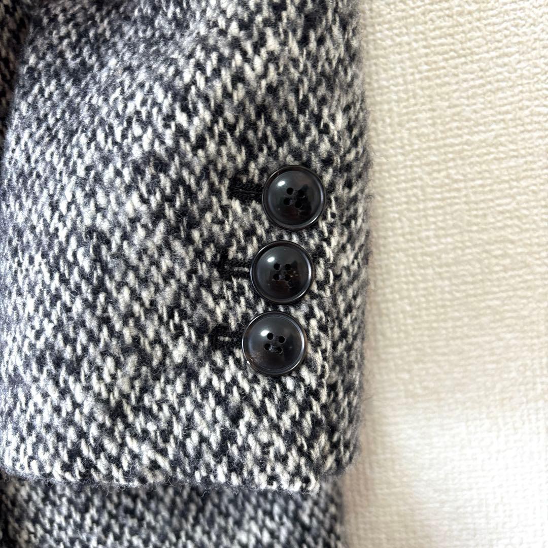 美品✨23区 Moessmer ダブルブレスト ツイード ウール100% コート