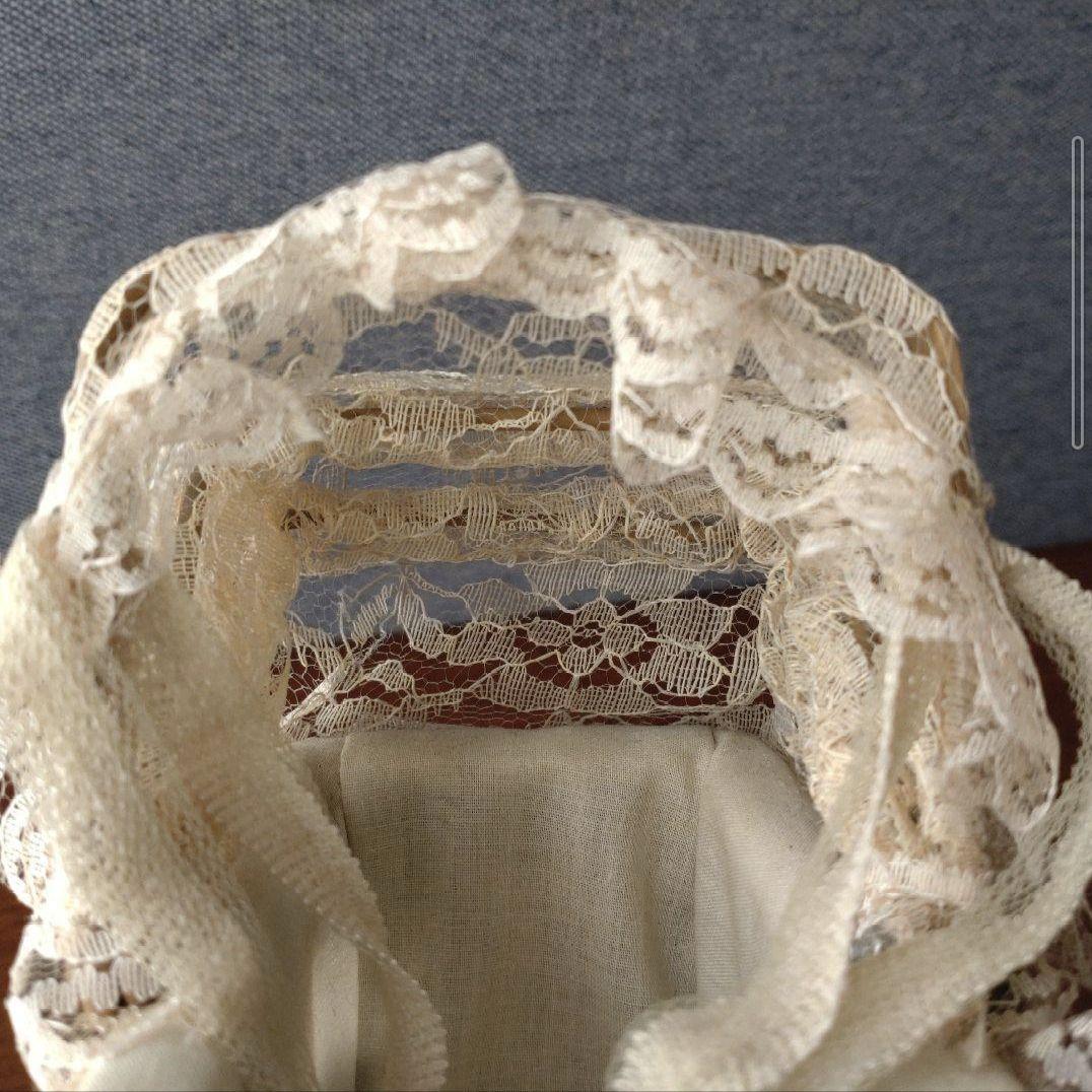 ヴィンテージ風 ミニチュア乳母車 木製車輪