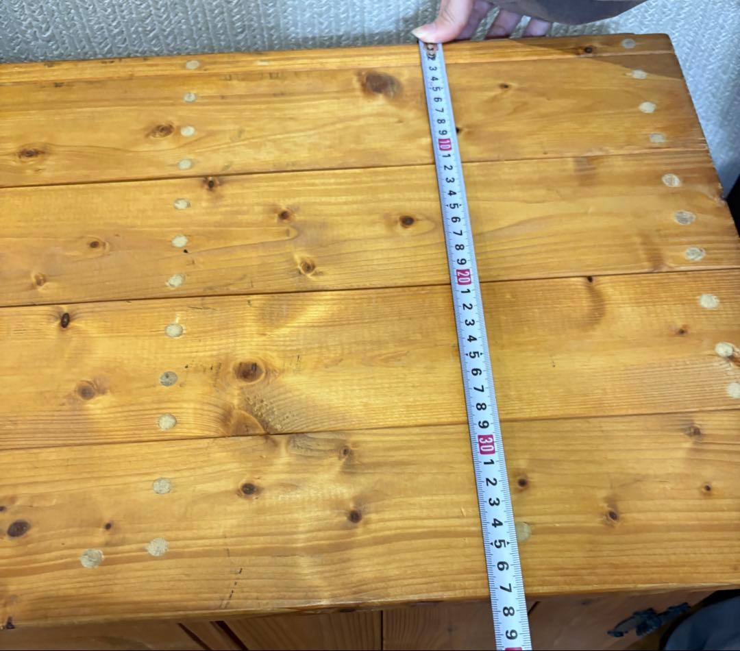 カントリー家具　チェスト　ハート