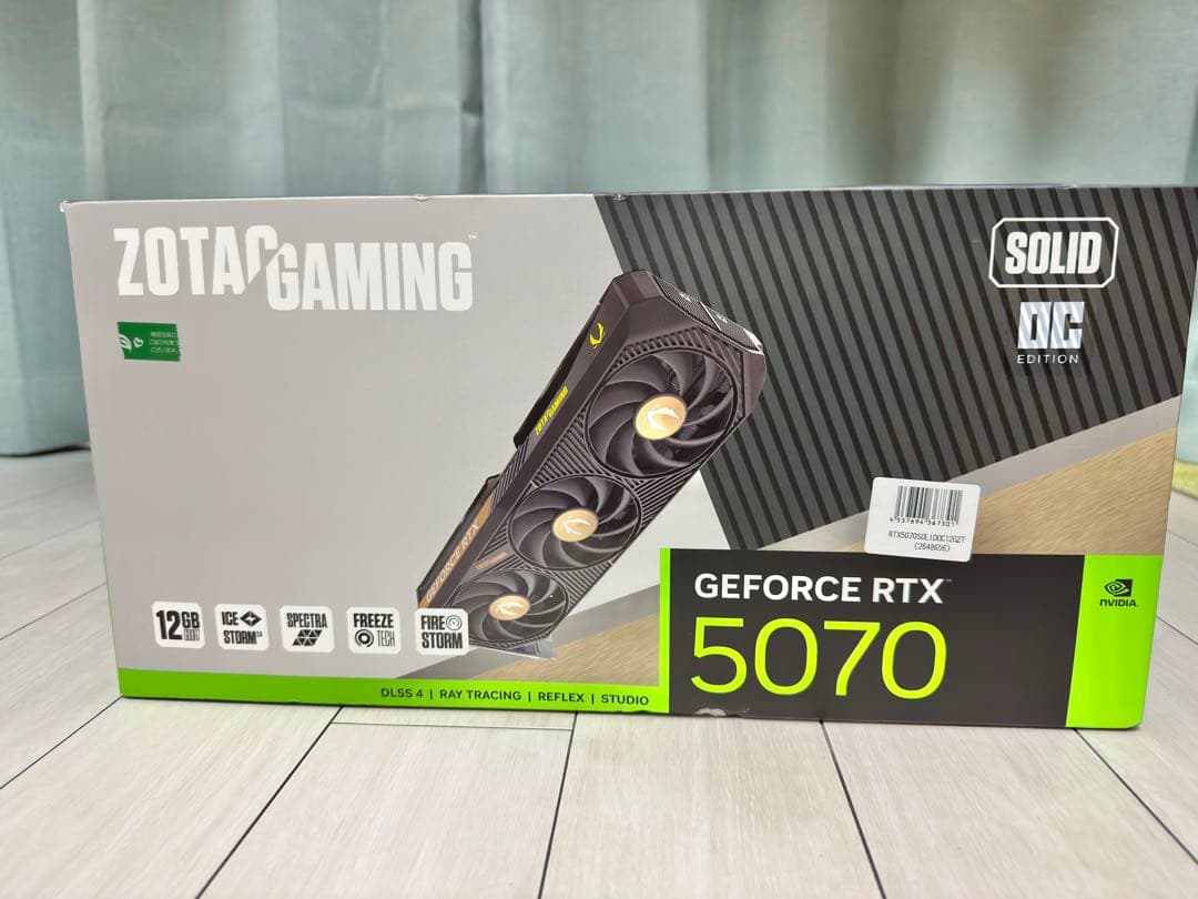 グラフィックボード・グラボ・ビデオカード ZOTAC GEFORCE RTX 5070 12GB
