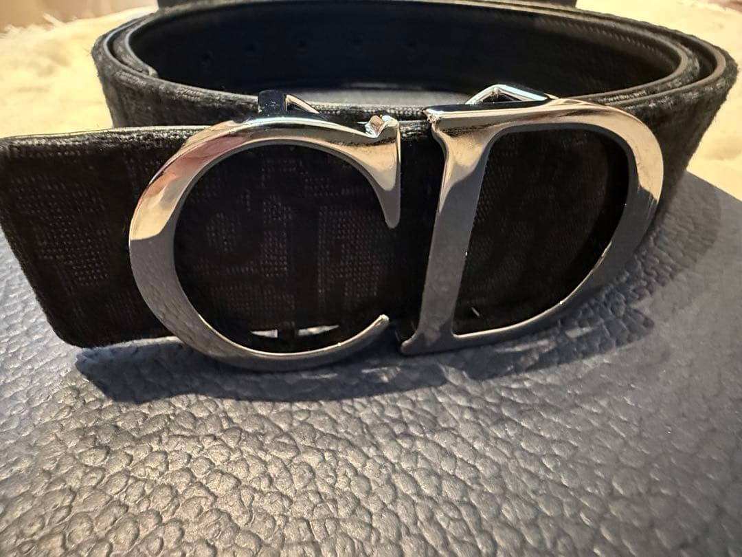 Dior CDロゴバックル ブラックベルト
