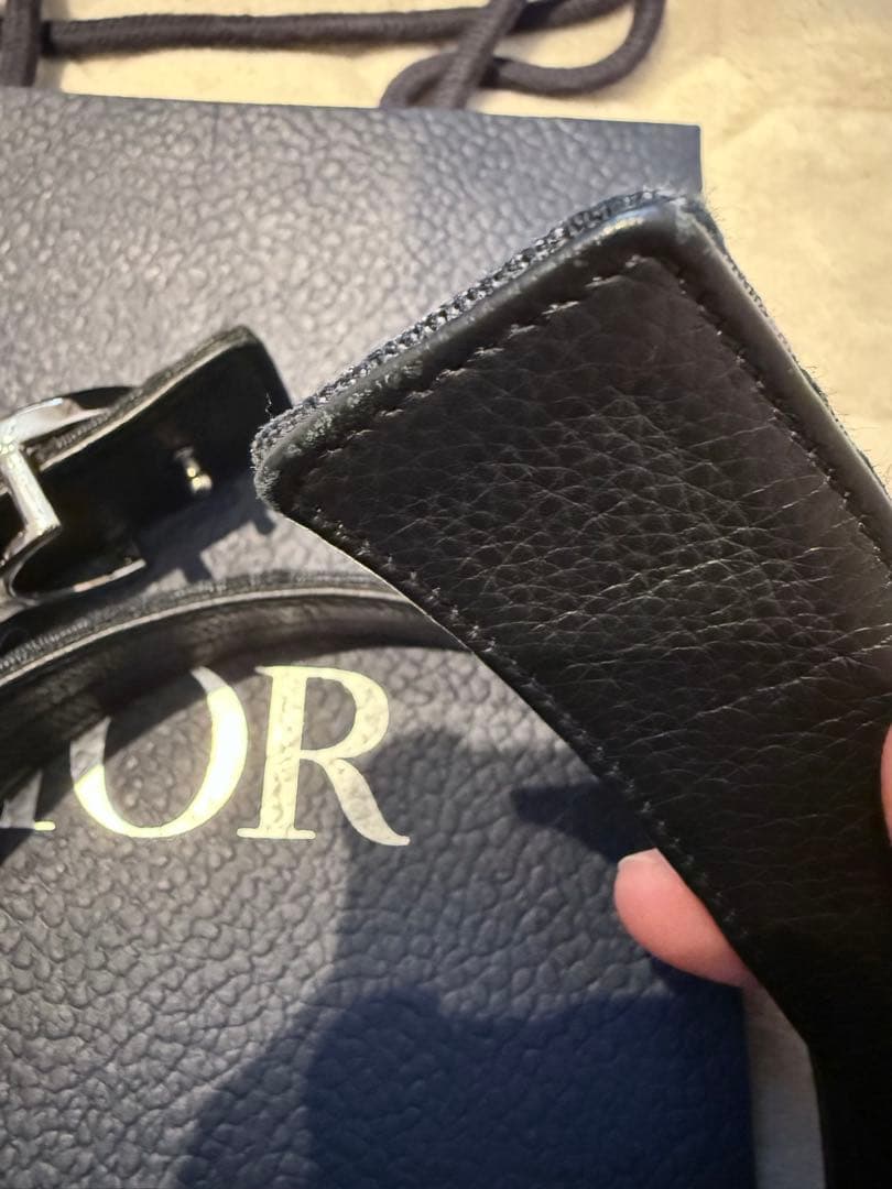 Dior CDロゴバックル ブラックベルト