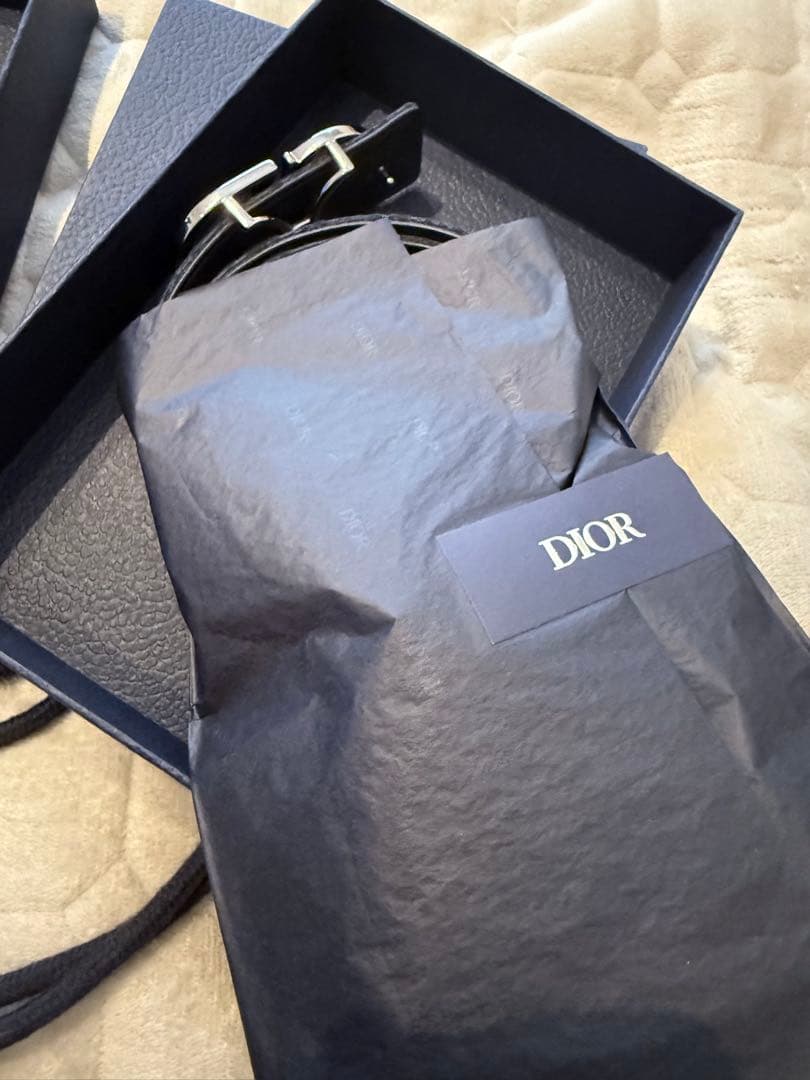 Dior CDロゴバックル ブラックベルト